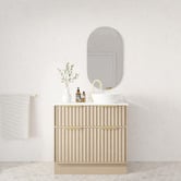 Marquis Salamander 900mm Freestanding Single Vanity with Solid Surface Countertop
