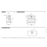 Marquis Salamander 750mm Freestanding Single Vanity with Solid Surface Countertop