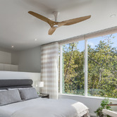 Big Ass Fans 152cm Caramel Bamboo Haiku Low Profile Mount DC Ceiling Fan