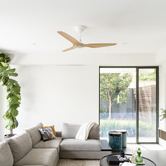 Big Ass Fans 152cm Caramel Bamboo Haiku Universal Mount DC Ceiling Fan