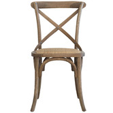 Lila Interiors Desma Crossback Rattan Dining Chair