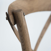 Lila Interiors Desma Crossback Rattan Dining Chair