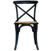 Lila Interiors Desma Crossback Rattan Dining Chair