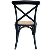 Lila Interiors Desma Crossback Rattan Dining Chair