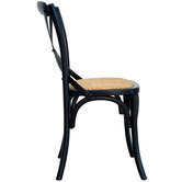 Lila Interiors Desma Crossback Rattan Dining Chair