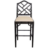 Lila Interiors 65cm Chippendale Counter Stool
