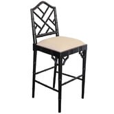 Lila Interiors 65cm Chippendale Counter Stool