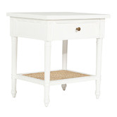 Lila Interiors White Hamilton 57cm Bedside Table