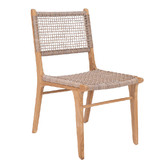 Lila Interiors Zen Teak Wood Outdoor Dining Chair