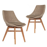 Lila Interiors Oceanic Outdoor Dining Chairs