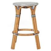 Lila Interiors 66cm Sorrento Dotted Backless Barstool