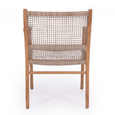 Lila Interiors Zen Teak Wood Outdoor Dining Armchair