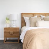 Lila Interiors Eden Teak Wood Bedside Table