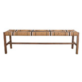 Lila Interiors Sabai Woven Ottoman Bench