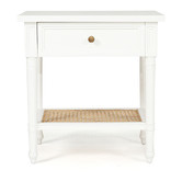 Lila Interiors White Hamilton 57cm Bedside Table