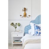 Lila Interiors White Hamilton 57cm Bedside Table