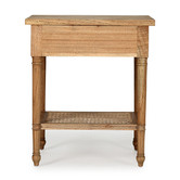 Lila Interiors Weathered Oak Hamilton 57cm Bedside Table