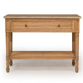 Lila Interiors Weathered Oak Hamilton 91cm Bedside Table