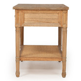 Lila Interiors Weathered Oak Hamilton 91cm Bedside Table