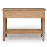 Lila Interiors Weathered Oak Hamilton 91cm Bedside Table
