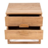 Lila Interiors Eden Teak Wood Bedside Table