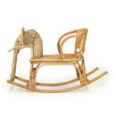 Lila Interiors Elephant Rattan Rocker