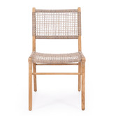Lila Interiors Zen Teak Wood Outdoor Dining Chair