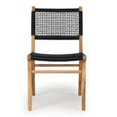 Lila Interiors Zen Teak Wood Outdoor Dining Chair