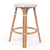 Lila Interiors 66cm Sorrento Dotted Backless Barstool
