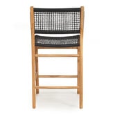 Lila Interiors 65cm Zen Teak Wood Outdoor Counter Stool