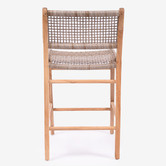 Lila Interiors 65cm Zen Teak Wood Outdoor Counter Stool