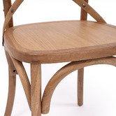 Lila Interiors Renald Crossback Wooden Dining Chair