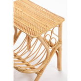 ZZZtime Mattresses Nunzio Rattan Bedside Table with Magazine Rack