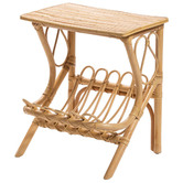 ZZZtime Mattresses Nunzio Rattan Bedside Table with Magazine Rack