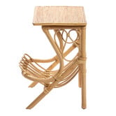 ZZZtime Mattresses Nunzio Rattan Bedside Table with Magazine Rack