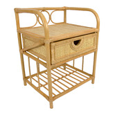 ZZZtime Mattresses Venezio Rattan Bedside Table