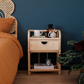 ZZZtime Mattresses Venezio Rattan Bedside Table