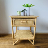 ZZZtime Mattresses Danara Rattan Bedside Table