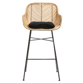 ZZZtime Mattresses 66cm Odessa Rattan Barstools