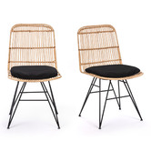 ZZZtime Mattresses Odessa Rattan Dining Chairs