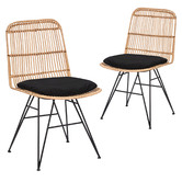 ZZZtime Mattresses Odessa Rattan Dining Chairs