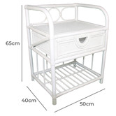 ZZZtime Mattresses Venezio Rattan Bedside Table