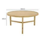 ZZZtime Mattresses Isla Pine Wood Coffee Table