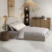 Chiswick Living Evandale Upholstered Gas Lift Storage Bed Frame