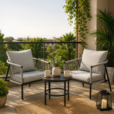 Chiswick Living 2 Seater Valestia Outdoor Lounge Set
