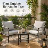 Chiswick Living 2 Seater Valestia Outdoor Lounge Set