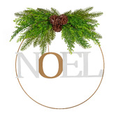 Chiswick Living 50cm Thomas Noel Christmas Wreath