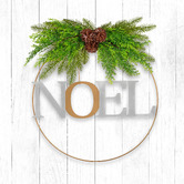 Chiswick Living 50cm Thomas Noel Christmas Wreath