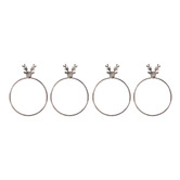 Chiswick Living Carol Stag Head Napkin Rings