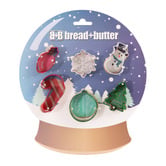Chiswick Living 6 Piece Carol Snowglobe Cookie Cutter Set